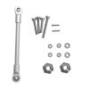 Aluminum Alloy Portal Front Rear Axles with Steering Link for 1/10 RC Crawler Axial SCX10 II 90046 90047 AR44 Axle Upgrade Parts (Color : Light Grey) view 2