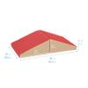 ECR4Kids SoftZone Junior Mix n' Match Ramp, Beginner Playset, Red, 2-Pack view 2