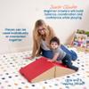 ECR4Kids SoftZone Junior Mix n' Match Ramp, Beginner Playset, Red, 2-Pack view 3