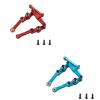 Aluminum Ball Bearing Crank Steering Assembly Link Set for Tamiya TT02 TT-02 TT-02D 1/10 RC Drift Car Parts (Color : Blue) view 2