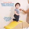 ECR4Kids SoftZone Junior Mix n' Match Slide, Beginner Playset, Yellow, 2-Pack view 3