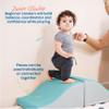 ECR4Kids SoftZone Junior Mix n' Match Slide, Beginner Playset, Seafoam, 2-Pack view 3