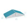 ECR4Kids SoftZone Junior Mix n' Match Ramp, Beginner Playset, Turquoise, 2-Pack view 2