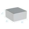 ECR4Kids SoftZone Junior Mix n' Match Pedestal, Beginner Playset, Grey view 2