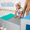 ECR4Kids SoftZone Junior Mix n' Match Pedestal, Beginner Playset, Grey view 3