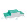 ECR4Kids SoftZone Junior Mix n' Match Step, Beginner Playset, Emerald, 2-Pack view 2