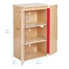 ECR4Kids Play Kitchen Refrigerator, Wooden Playset, Natural view 2