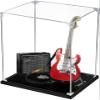 Pyy96 Acrylic Display Case for 21329 Ideas Fender Stratocaster Building Kit, Acrylic Dustproof Clear Display Box Showcase for 21329 Guitar Model ( NOT Included Model) (2mm) view 1
