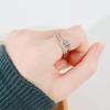 Long tiantian Daughter Gifts from Mom Fidget Ring Adjustable Open Spinner Worry Anxiety Rings for Women Mothers Day Gifts for Daughter view 2