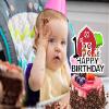 Farm Animal Cake Topper for Boys Girls Kids 1 Year Old Happy Birthday 1st Cake Decorations Cow Pig Cowboy Farmer Farmhouse Theme Party Supplies Red Glitter Cake Decor view 3