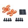 BEINME Metal Brake System Servo Mount 8595 for ZD Racing DBX-07 DBX07 EX-07 EX07 1/7 RC Car Upgrade Parts Spare Accessories (Color : Orange) view 2
