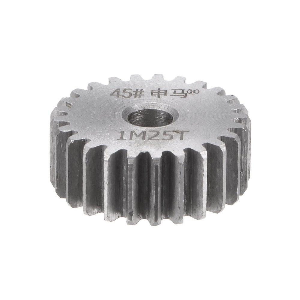 HARFINGTON Straight Spur Gear 6mm Bore 25T Mod-1 Hardened 45# Steel Spur Diff Differential Motor Gear RC Car Replacement Parts