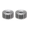 HARFINGTON 2pcs Straight Spur Gear 6mm Bore 20T Mod-1 Hardened 45# Steel Spur Diff Differential Motor Gear RC Car Replacement Parts view 1