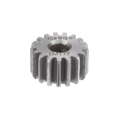 HARFINGTON Straight Spur Gear 6mm Bore 17T Mod-1 Hardened 45# Steel Spur Diff Differential Motor Gear RC Car Replacement Parts