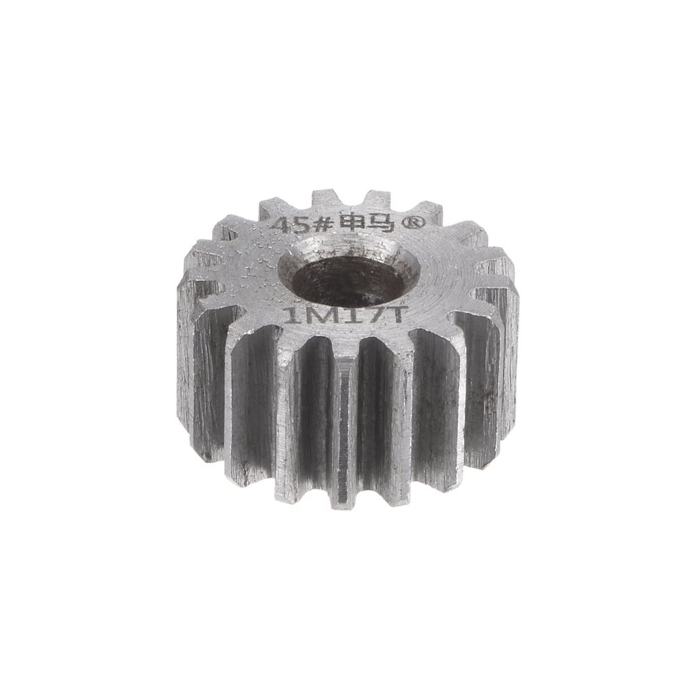 HARFINGTON Straight Spur Gear 6mm Bore 17T Mod-1 Hardened 45# Steel Spur Diff Differential Motor Gear RC Car Replacement Parts