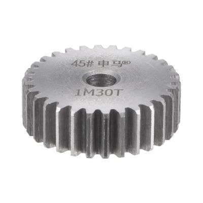 HARFINGTON Straight Spur Gear 6mm Bore 30T Mod-1 Hardened 45# Steel Spur Diff Differential Motor Gear RC Car Replacement Parts