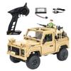 QIYHBVR 1/12 2.4Ghz Crawler RC Car, Imulation American RC Military Truck All Terrain Hobby 4WD Off Road Truck Vehicle Models RC Vehicle Army Truck RTR for Boys Kids view 1