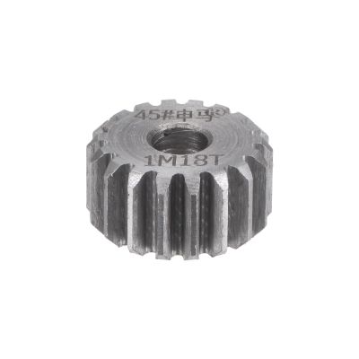 HARFINGTON Straight Spur Gear 6mm Bore 18T Mod-1 Hardened 45# Steel Spur Diff Differential Motor Gear RC Car Replacement Parts