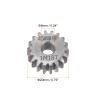 HARFINGTON Straight Spur Gear 6mm Bore 18T Mod-1 Hardened 45# Steel Spur Diff Differential Motor Gear RC Car Replacement Parts view 3