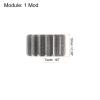 HARFINGTON Straight Spur Gear 6mm Bore 16T Mod-1 Hardened 45# Steel Spur Diff Differential Motor Gear RC Car Replacement Parts view 2