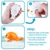 Dwi Dowellin Bath Toy for Toddlers ,Bathtub Toy with Floating Mold Free Swimming Toys and Stacking Cups,Magnetic Fishing Game for Toddles and Babies view 4