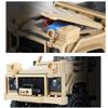 QIYHBVR 1/12 2.4Ghz Crawler RC Car, Imulation American RC Military Truck All Terrain Hobby 4WD Off Road Truck Vehicle Models RC Vehicle Army Truck RTR for Boys Kids view 3
