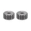 HARFINGTON 2pcs Straight Spur Gear 6mm Bore 19T Mod-1 Hardened 45# Steel Spur Diff Differential Motor Gear RC Car Replacement Parts view 1