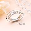YinShan Anxiety Ring Daisy Sterling Silver Spinner Rings You Are My Sunshine Flower Fidget Ring ADHD Stress Relieving Ring for Women Size 6 view 2