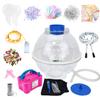 Balloon Stuffing Machine Balloon Stuffer Tool Kit with Expander Balloon Pump & 9 Accessories Gift Wrap Machine for Filling Plush Toys Bouquets Wedding Party Christmas Decoration (BLUE) view 1