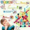 COUOMOXA Magnetic Building Blocks STEM for Kids: Educational Magnetic Set for 6-9+Years Old for Boys Girls - Construction Toys for Early Development Learning for Kids view 2
