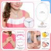 WESAYEE Kids Play Jewelry for Girls 4-6, Unicorn Necklace and Bracelet Set Ring for Little Girls Jewelry Ages 4-6 6-8, Toddler Birthday Gift Princess Dress Up for 5 6 3 8 7 4 Year Old view 3