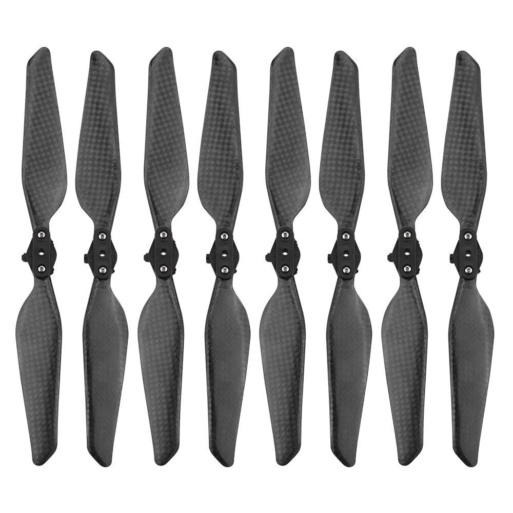 Drone accessories For FIMI X8 SE 2020 Carbon Fiber Propeller Drone Foldable Quick Release Low Noise Spare Props Replacement Blade Parts CW CCW For FIMI X8 SE 2020 replaceable ( Color : 4 Pairs )