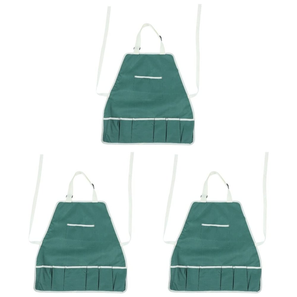 YARNOW 3pcs Gardening Multi-bag Apron Harvesting Apron Kids Cooking Apron Mens Work Apron Waxed Apron Bibs for Toddlers Kids Apron for Gardening Canvas Children's Clothing Man