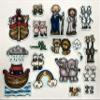 Noah's Ark Felt Story Set Bible Flannel Board Stories 20 Pieces Activity Pages Precut Figures noah view 2