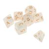 HXSCOO 7Pc Multi-Sided Dices Set D4-D20 for Roleplaying Party Casino Board Game Toy (Color : Style 6) view 1