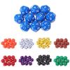 10Pcs 16 Sided D16 Acrylic Dices Table Game Accessory Toys for Education Or School Supplies (Color : Green) view 2