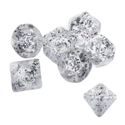 HXSCOO 7Pc Multi-Sided Dices Set D4-D20 for Roleplaying Party Casino Board Game Toy (Color : Style 10)