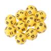 10Pcs 16 Sided D16 Acrylic Dices Table Game Accessory Toys for Education Or School Supplies (Color : Yellow) view 1