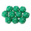 10Pcs 16 Sided D16 Acrylic Dices Table Game Accessory Toys for Education Or School Supplies (Color : Black) view 4
