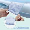 0-18 Months Newborn Bathtub Mat Adjustable Shower Mesh Seat Support Net All-Round Fixed Tub Cushion Seat Baby Bath Pillow view 3