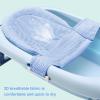 0-18 Months Newborn Bathtub Mat Adjustable Shower Mesh Seat Support Net All-Round Fixed Tub Cushion Seat Baby Bath Pillow view 4