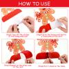 10 Pieces Christmas Gingerbread Man Party Ornaments Decorations Merry Xmas Gingerbread Man Snowflake Snowman Party Honeycomb Centerpieces Christmas Party Table Toppers Double Sided Dcor for Merry view 4