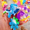 30 Packs Shark Turtle Dolphin Fish Octopus Mermaid Whale Mini Ocean Assorted fidgets Bubble Toys for Kids Children Classroom Students Gifts from Teacher,Birthday Party Favors view 2