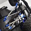 1/6 SCX6 Jeep JLU WRANG LER 4WD-AXI05000T1 Aluminum Alloy Rear keel Support Positive and Negative Tooth Wave feet view 2