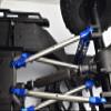 1/6 SCX6 Jeep JLU WRANG LER 4WD-AXI05000T1 Aluminum Alloy Rear keel Support Positive and Negative Tooth Wave feet view 4