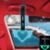 Auto Car Accessory 2Pcs ANGEL WING Heart Glow In Dark Blue TSURIKAWA Ring Subway Train Bus Handle Style_8888 view 2