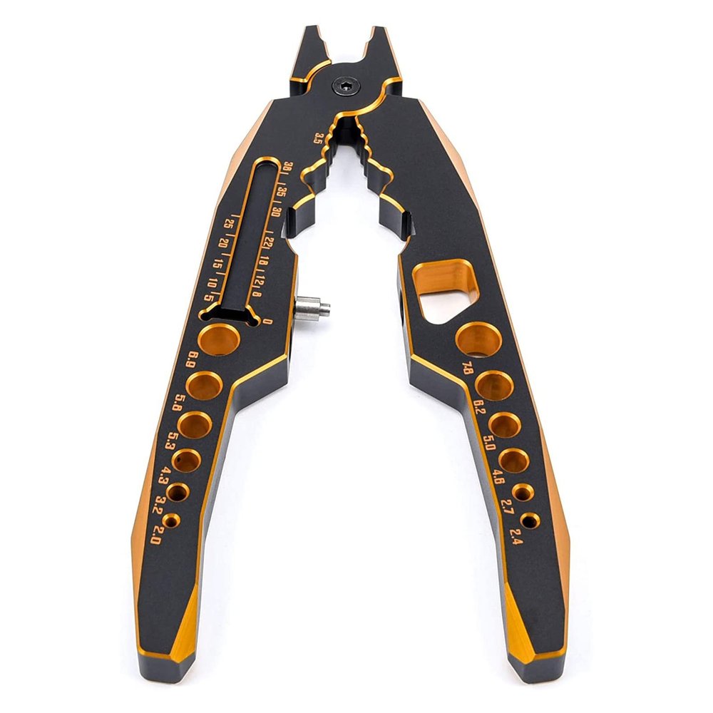 GORHLady RC Shock Shaft Pliers Metal Shock Absorber Pliers Rod Ball Clamp Multi-Function RC Tool for RC Model 1/8 1/10 RC Car Crawler