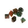 HXSCOO 7Pcs Polyhedral Dice Polyhedral Game Dices Set for D20 D12 D10 D8 D6 D4 Table Board Game (Color : Green) view 1