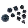 HXSCOO 10 Pieces Acrylic Polyhedral Dice for Dice Casino Party Game (Color : Blue) view 1