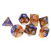 HXSCOO 7Pcs Polyhedral Dice Polyhedral Game Dices Set for D20 D12 D10 D8 D6 D4 Table Board Game (Color : Purple) view 1